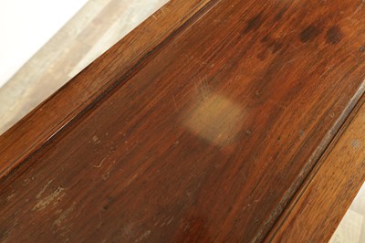 Lot 137 - A LATE 19TH CENTURY CHINESE HARDWOOD ALTAR TABLE POSSIBLY HUANGHUALI WOOD