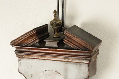 Lot 1009 - FRANCIS SALTERY & CO. HOLBORN HILL, LONDON. A GEORGE III INLAID MAHOGANY WHEEL BAROMETER