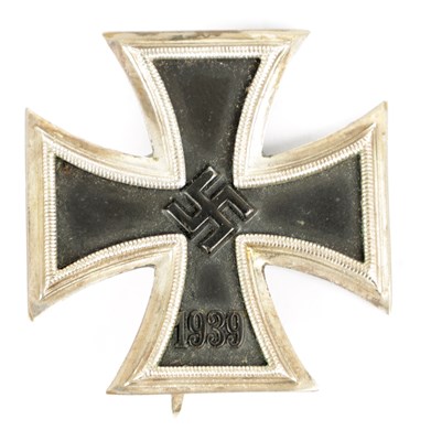 Lot 520 - A RARE WW2 THIRD REICH GERMAN FIRST CLASS 1939 IRON CROSS 'ROUND 3' VARIANT BY RUDOLF WACHTLER OF MITTWEIDA