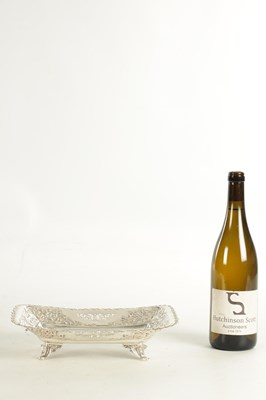 Lot 473 - AN EDWARD VII SILVER FRUIT DISH