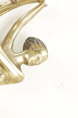 Lot 751 - JOSEF LORENZL (1892 - 1950) AN ART DECO SILVERED BRONZE FIGURE OF A DANCING GIRL