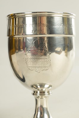 Lot 481 - AN EARLY VICTORIAN SILVER GOBLET