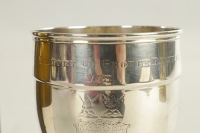 Lot 481 - AN EARLY VICTORIAN SILVER GOBLET