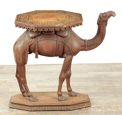 Lot 193 - A GOOD LATE 19TH CENTURY CARVED HARDWOOD ANGLO INDIAN OCCASIONAL TABLE