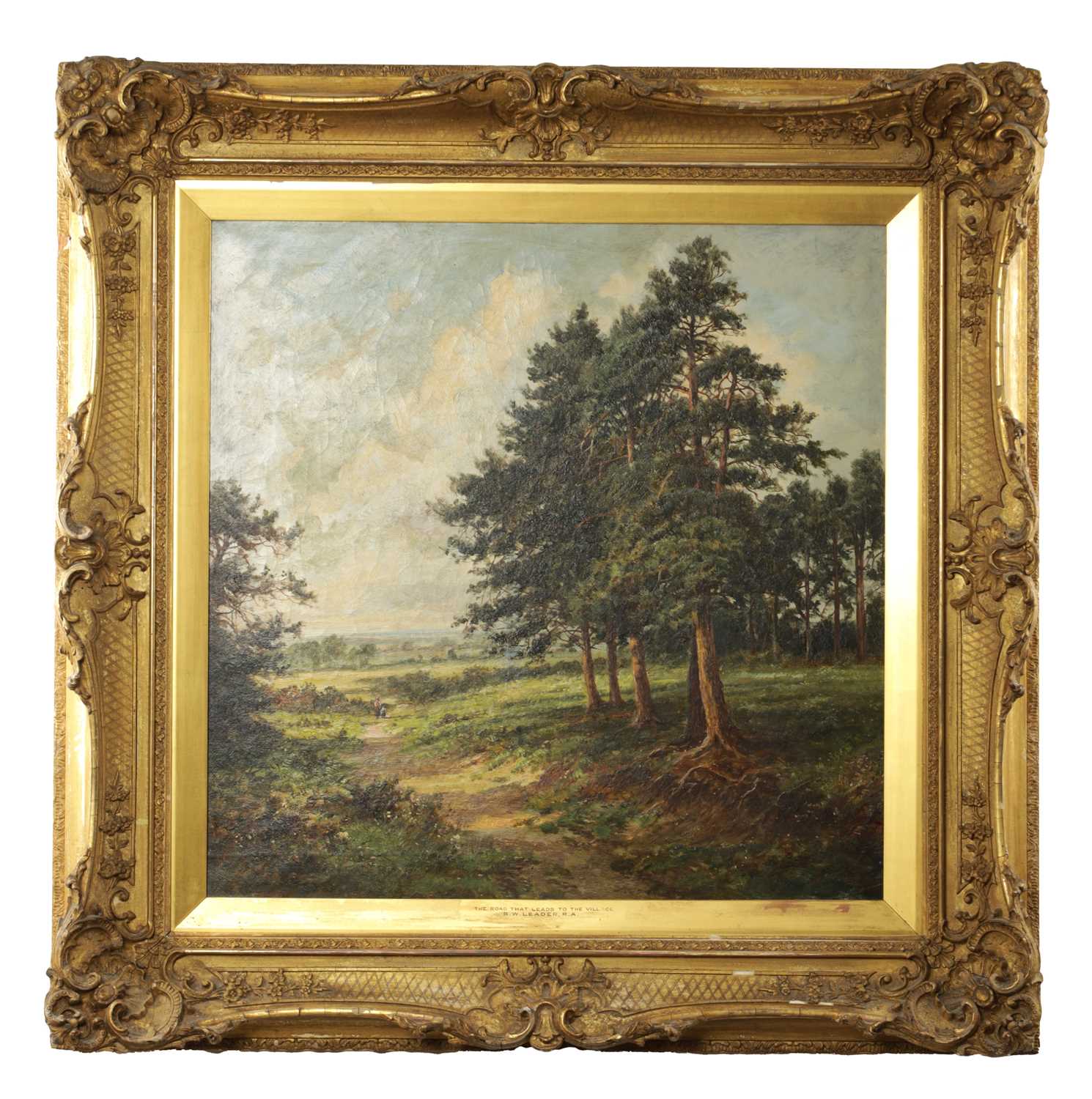 Lot 817 - BENJAMIN WILLIAM LEADER - OIL ON CANVAS
