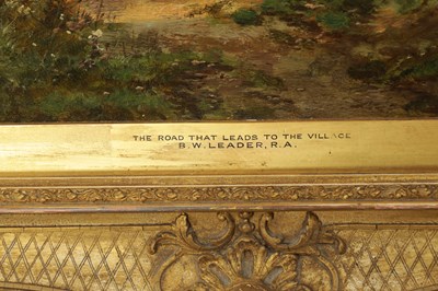 Lot 817 - BENJAMIN WILLIAM LEADER - OIL ON CANVAS