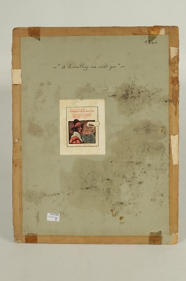 Lot 835 - CLARENCE LAWSON WOOD, RI (1878-1957) AN ORIGINAL WATERCOLOUR AND INK CARICATURE ILLUSTRATION
