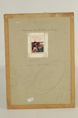 Lot 819 - CLARENCE LAWSON WOOD, RI (1878-1957) AN ORIGINAL WATERCOLOUR AND INK CARICATURE ILLUSTRATION