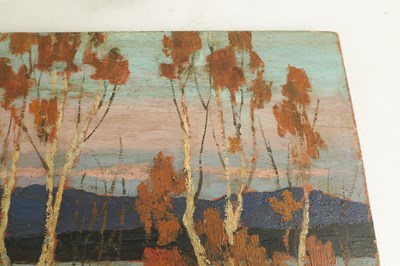 Lot 843 - ATT. TOM THOMSON (CANADIAN 1877-1917) OIL ON PANEL