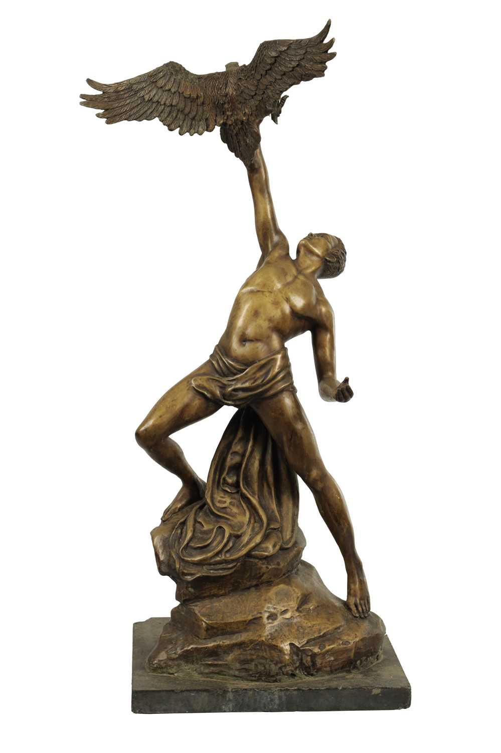 Lot 789 - A 20TH CENTURY BRONZE SCULPTURE
