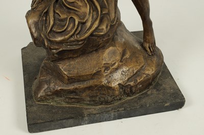 Lot 789 - A 20TH CENTURY BRONZE SCULPTURE