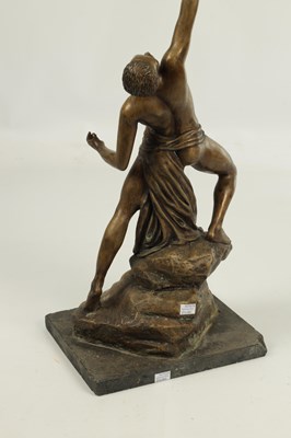Lot 789 - A 20TH CENTURY BRONZE SCULPTURE