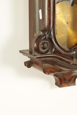 Lot 1023 - ATT. W. SCHONBERGER, VIENNA. A SMALL 19TH CENTURY ROSEWOOD AND KINGWOOD INLAID REGULATOR WALL CLOCK