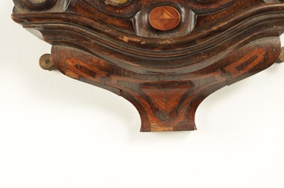 Lot 1023 - ATT. W. SCHONBERGER, VIENNA. A SMALL 19TH CENTURY ROSEWOOD AND KINGWOOD INLAID REGULATOR WALL CLOCK