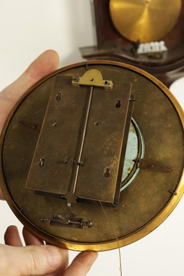 Lot 1023 - ATT. W. SCHONBERGER, VIENNA. A SMALL 19TH CENTURY ROSEWOOD AND KINGWOOD INLAID REGULATOR WALL CLOCK