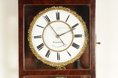 Lot 980 - ALEX FOINOCZI, WIEN. AN UNUSUAL BIEDERMEIER VIENNA REGULATOR WALL CLOCK