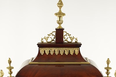 Lot 1144 - FRENCH, ROYAL EXCHANGE, LONDON. A MAGNIFICENT LATE GEORGE III ORMOLU MOUNTED MUSICAL BRACKET CLOCK