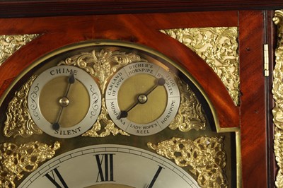 Lot 1144 - FRENCH, ROYAL EXCHANGE, LONDON. A MAGNIFICENT LATE GEORGE III ORMOLU MOUNTED MUSICAL BRACKET CLOCK