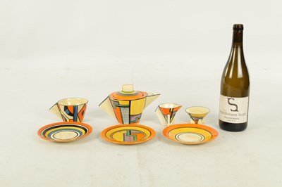 Lot 84 - AN EARLY 20TH CENTURY CLARICE CLIFF PART TEA SERVICE