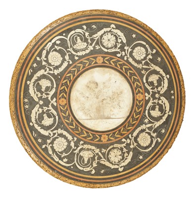 Lot 652 - AN EARLY 19TH CENTURY ITALIAN SCAGLIOLA TABLE TOP