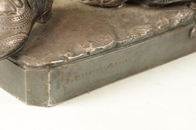 Lot 804 - A 19TH CENTURY SILVERED BRONZE SCULPTURE OF PRINCE ALBERT BY WILLIAM THEED THE YOUNGER