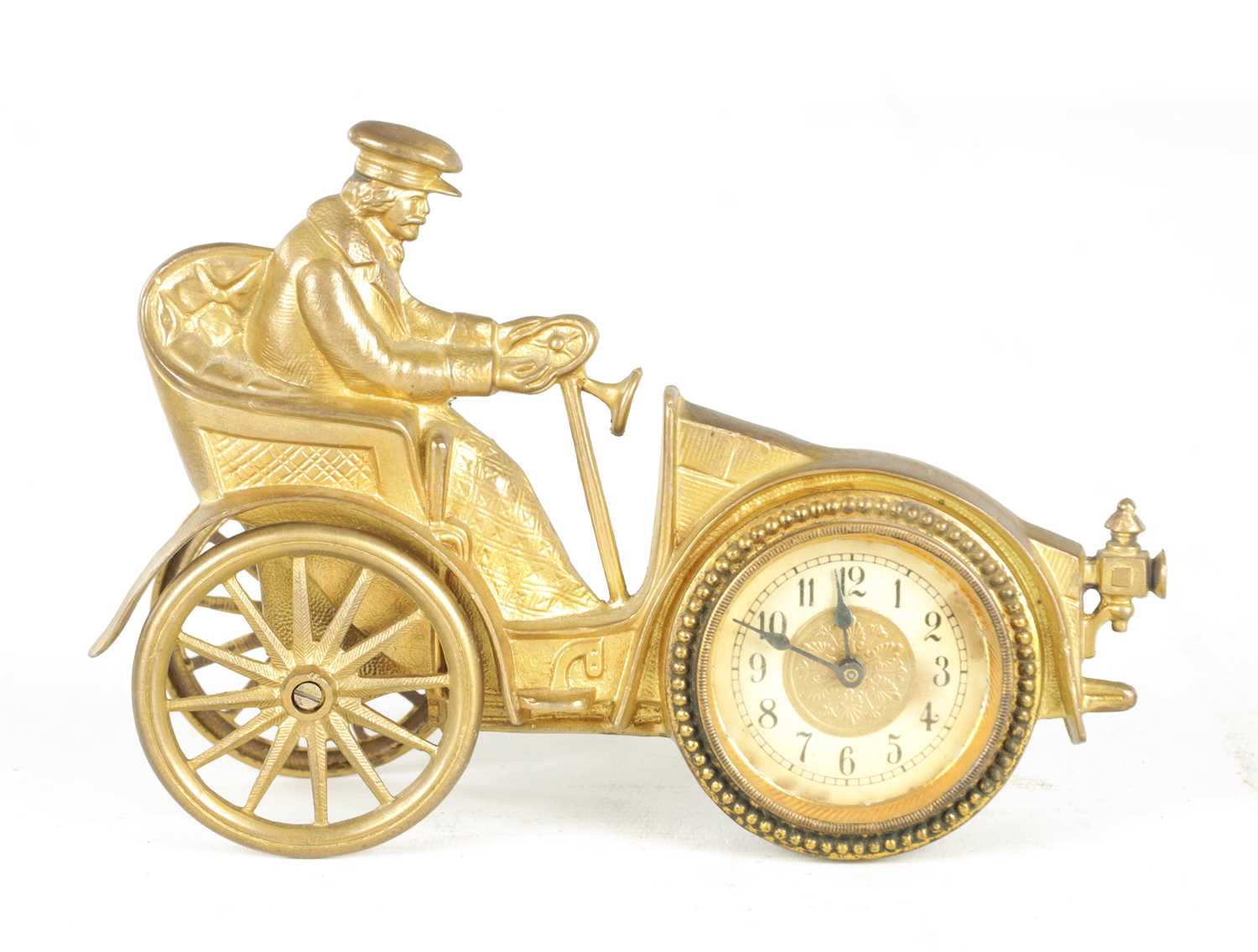 Lot 977 - A LATE 19TH CENTURY ENGLISH NOVELTY DESK CLOCK