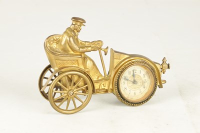 Lot 977 - A LATE 19TH CENTURY ENGLISH NOVELTY DESK CLOCK