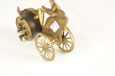 Lot 977 - A LATE 19TH CENTURY ENGLISH NOVELTY DESK CLOCK
