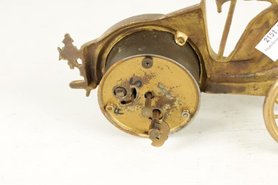 Lot 977 - A LATE 19TH CENTURY ENGLISH NOVELTY DESK CLOCK