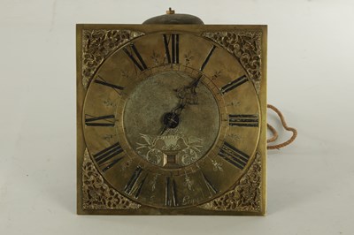 Lot 1161 - SAM PIERCE, LEWES. AN EARLY 18TH CENTURY 30-HOUR LONGCASE CLOCK MOVEMENT