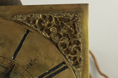 Lot 1161 - SAM PIERCE, LEWES. AN EARLY 18TH CENTURY 30-HOUR LONGCASE CLOCK MOVEMENT