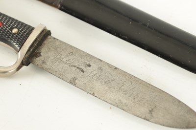 Lot 532 - A WORLD WAR II GERMAN NAZI HITLER YOUTH DAGGER