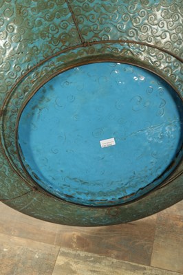 Lot 248 - A FINE PAIR OF JAPANESE MEIJI CLOISONNE ENAMEL CHARGERS OF LARGE SIZE
