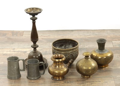 Lot 288 - A COLLECTION OF 17TH TO 19TH CENTURY EASTERN METALWARE