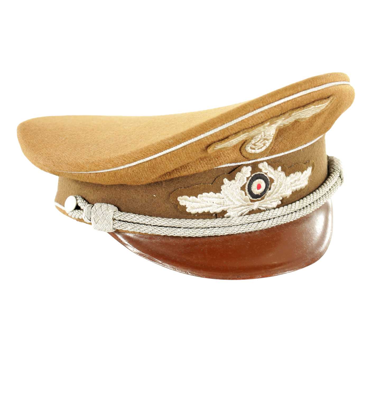 Lot 554 - A VERY RARE GERMAN WW2 OSTMINISTERIUM GOVERNMENT OFFICIALS VISOR CAP