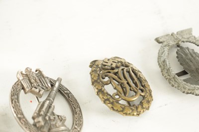Lot 557 - A COLLECTION OF SIX WWII NAZI GERMAN BADGES