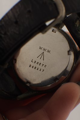 Lot 1390 - A WW2 "DIRTY DOZEN" RECORD MILITARY WRIST WATCH