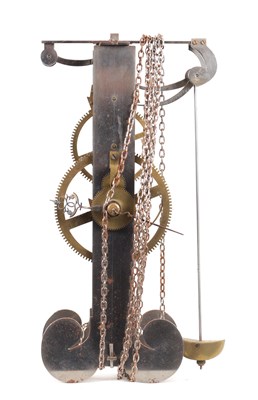 Lot AN UNUSUAL 20TH CENTURY IRON MODEL OF GALLILEO’S ESCAPEMENT