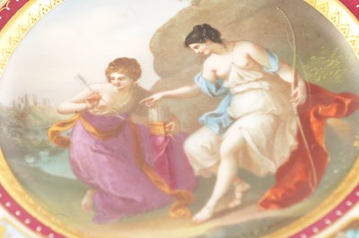 Lot 72 - A LATE 19TH CENTURY ‘VIENNA’ CABINET PLATE