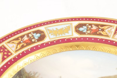 Lot 72 - A LATE 19TH CENTURY ‘VIENNA’ CABINET PLATE