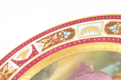 Lot 72 - A LATE 19TH CENTURY ‘VIENNA’ CABINET PLATE