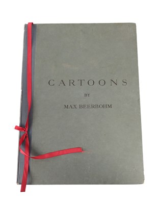 Lot 1ST EDITION CARTOONS “THE SECOND CHILDHOOD OF JOHN BULL” BY MAX BEERBOHM