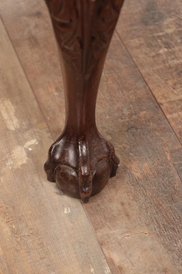 Lot 1287 - A GEORGE III STYLE MAHOGANY GAINSBOROUGH CHAIR