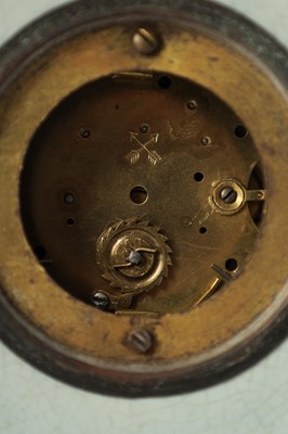 Lot 44 - A LATE 19TH CENTURY DELFT BLUE AND WHITE MINIATURE LONGCASE CLOCK