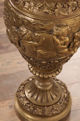 Lot 926 - A LARGE 19TH CENTURY FRENCH BRONZE EWER