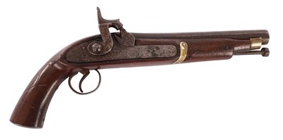 Lot A 19TH CENTURY PERCUSSION PISTOL