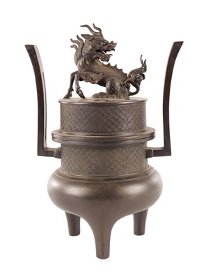 Lot A CHINESE BRONZE CENSER