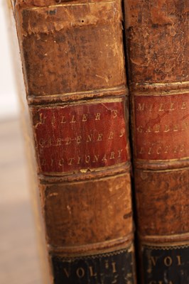Lot 708 - A VOLUME OF FOUR MILLERS GARDENERS DICTIONARY