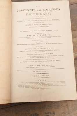 Lot 708 - A VOLUME OF FOUR MILLERS GARDENERS DICTIONARY