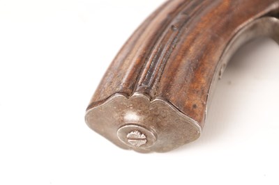 Lot 672 - A PAIR OF CASED 19TH CENTURY PERCUSSION PISTOLS